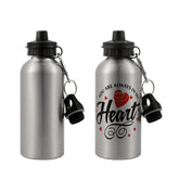 Aluminium Water Bottle 500ml Silver sublimation blanks